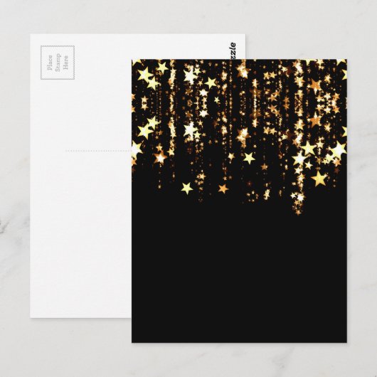 Sternsterne Postkarte (Vorne/Hinten)