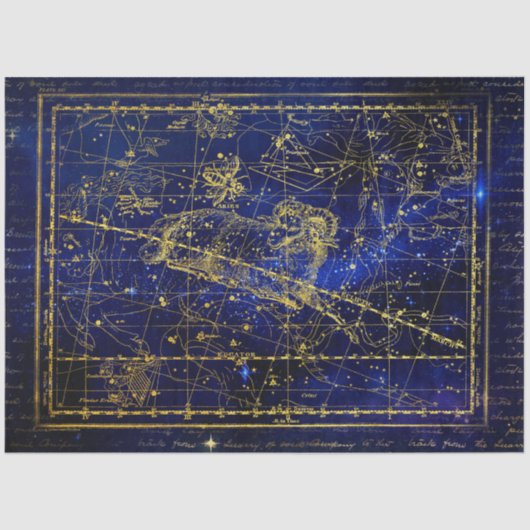 Sterntafel Seidenpapier (Vorderseite)