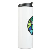 Sternweiß Thermosbecher (Nach links gedreht)