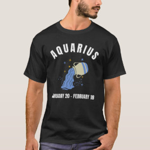 Sternzeichen Aquarius T-Shirt