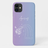 Sternzeichen Aquarius zodiac Case-Mate iPhone Hülle (Rückseite)