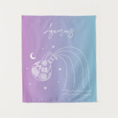 Sternzeichen Aquarius zodiac Wandteppich (Vorderseite)