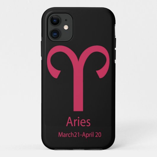 Sternzeichen Aries Case-Mate iPhone Hülle (Rückseite)