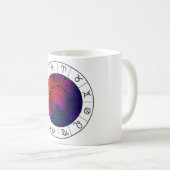 Sternzeichen - Astrologisches Rad Kaffeetasse (VorderseiteRechts)