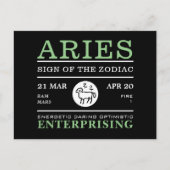 Sternzeichen der Sternenflotte, astrologisch Postkarte (Vorderseite)