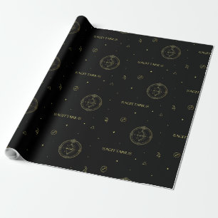 Sternzeichen des Sagittarius zodiac Geschenkpapier