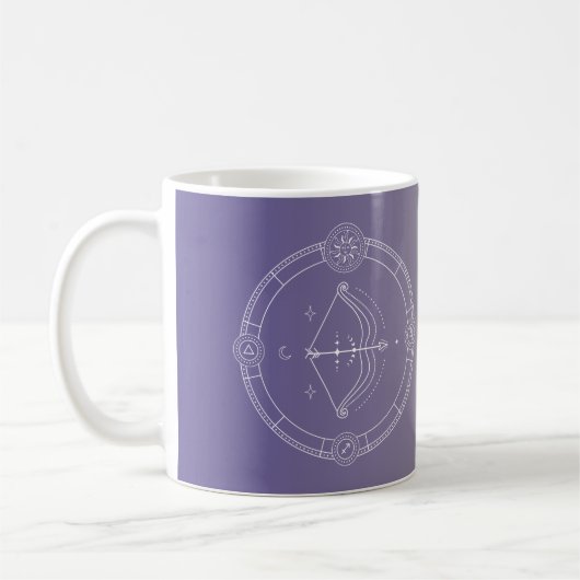 Sternzeichen des Sagittarius zodiac Kaffeetasse (Links)