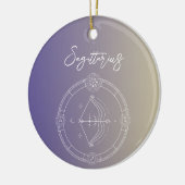 Sternzeichen des Sagittarius zodiac Keramik Ornament (Links)