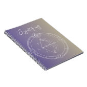 Sternzeichen des Sagittarius zodiac Notizblock (Rechte Seite)