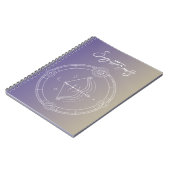 Sternzeichen des Sagittarius zodiac Notizblock (Linke Seite)