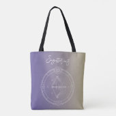 Sternzeichen des Sagittarius zodiac Tasche (Rückseite)