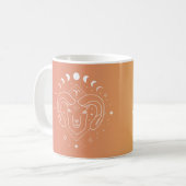 Sternzeichen des Sternzeichens Aries zoditac Kaffeetasse (Vorderseite Links)