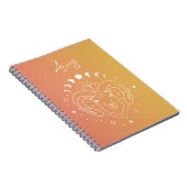 Sternzeichen des Sternzeichens Aries zoditac Notizblock (Rechte Seite)