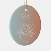 Sternzeichen des Sternzeichens des Krebszuchtgebie Keramik Ornament (Rechts)