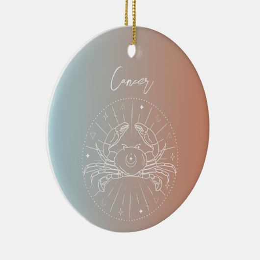 Sternzeichen des Sternzeichens des Krebszuchtgebie Keramik Ornament (Rechts)