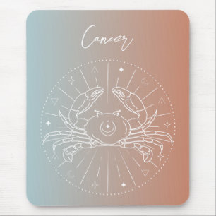 Sternzeichen des Sternzeichens des Krebszuchtgebie Mousepad