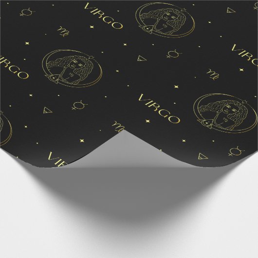 Sternzeichen des Virgo zodiscope Geschenkpapier (Ecke)