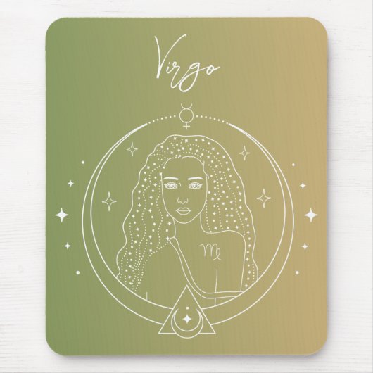 Sternzeichen des Virgo zodiscope Mousepad (Vorne)