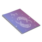 Sternzeichen des Zodiakoroskops Notizblock (Rechte Seite)