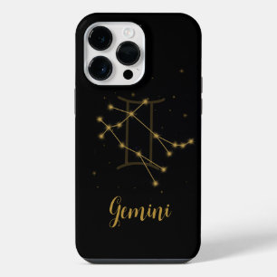 Sternzeichen-Etui Zwillinge iPhone 14 Pro Max Hülle