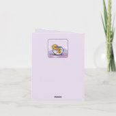 Sternzeichen Fisch Zodier Dankeskarte (Rückseite)