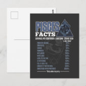 Sternzeichen Fische Fakten Horoskop Definition Postkarte (Vorne/Hinten)
