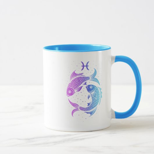 Sternzeichen Fische Tasse (Rechts)
