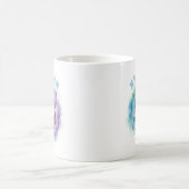 Sternzeichen Fische Wasserfarben-Fische Astrologie Kaffeetasse (Mittel)