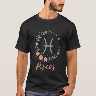 Sternzeichen Fische Zeichen Konstellation Geburtst T-Shirt