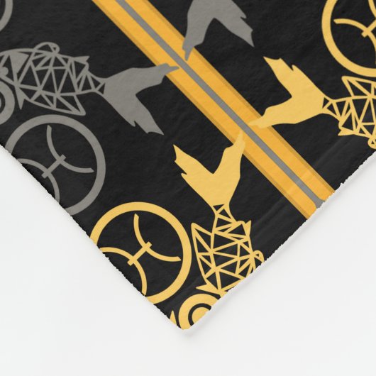 Sternzeichen Fleecedecke (Ecke)