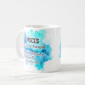 Sternzeichen Frauen, Fische Kaffeetasse (Vorderseite Links)