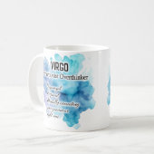 Sternzeichen Frauen, Jungfrau Kaffeetasse (Vorderseite Links)
