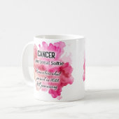 Sternzeichen Frauen, Krebs Kaffeetasse (Vorderseite Links)