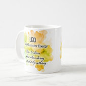 Sternzeichen Frauen, Löwe Kaffeetasse (Vorderseite Links)