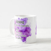 Sternzeichen Frauen, Skorpion Kaffeetasse (Vorderseite Links)