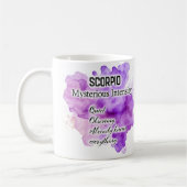 Sternzeichen Frauen, Skorpion Kaffeetasse (Links)