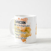 Sternzeichen Frauen, Steinbock Kaffeetasse (Vorderseite Links)