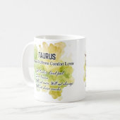 Sternzeichen Frauen, Stier Kaffeetasse (Vorderseite Links)