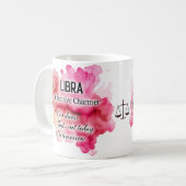 Sternzeichen Frauen, Waage Kaffeetasse (Vorderseite Links)