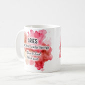 Sternzeichen Frauen, Widder Kaffeetasse (Vorderseite Links)