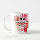 Sternzeichen Frauen, Widder Kaffeetasse (Links)