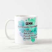 Sternzeichen Frauen, Zwillinge Kaffeetasse (Links)
