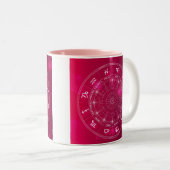 Sternzeichen für Astrologie Zweifarbige Tasse (VorderseiteRechts)