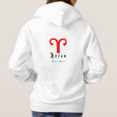 Sternzeichen Hoodie (Rückseite)