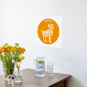 Sternzeichen, Horoskop, Astrologie Foliendrucke (Ablage(Küche))