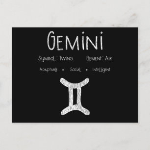 Sternzeichen-Horoskop Astrologie Sternzeichen Gebu Postkarte