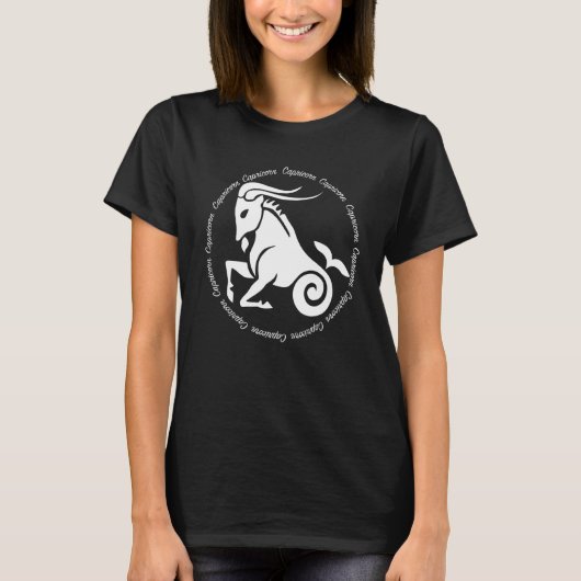 Sternzeichen Horoskop Steinböcke T-Shirt (Vorderseite)