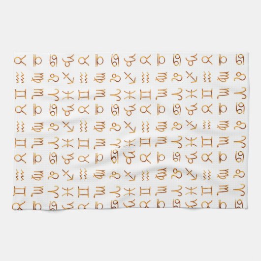 Sternzeichen Horoskop Sternzeichen Geschirrtuch (Horizontal)