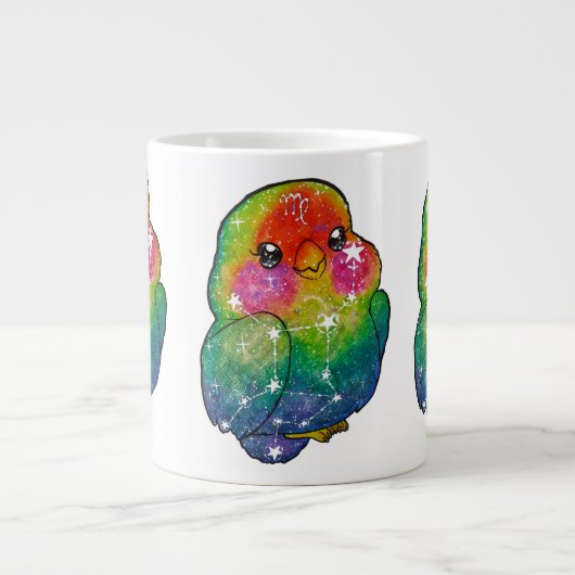 Sternzeichen Jungfrau Jumbo-Tasse (Vorderseite)