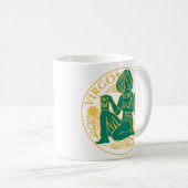 Sternzeichen Jungfrau Kaffeetasse (VorderseiteRechts)